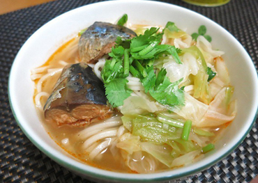 How To Make Canned Mackerel Noodle