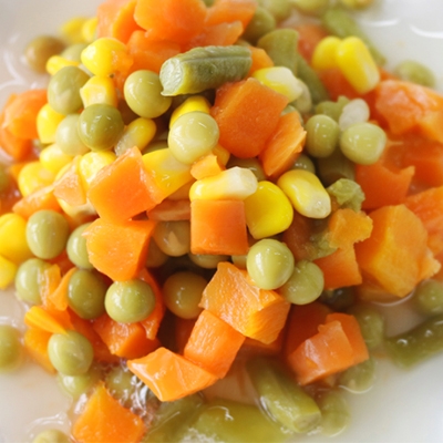Canned mix vegetables