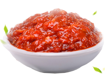 Garlic chili sauce is popular