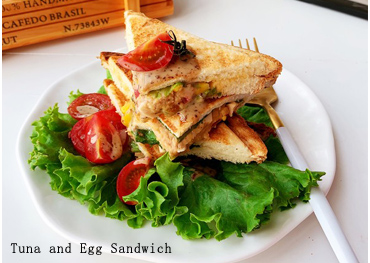 Tuna and Egg Sandwich